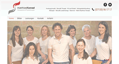 Desktop Screenshot of osteopathie-konrad.de